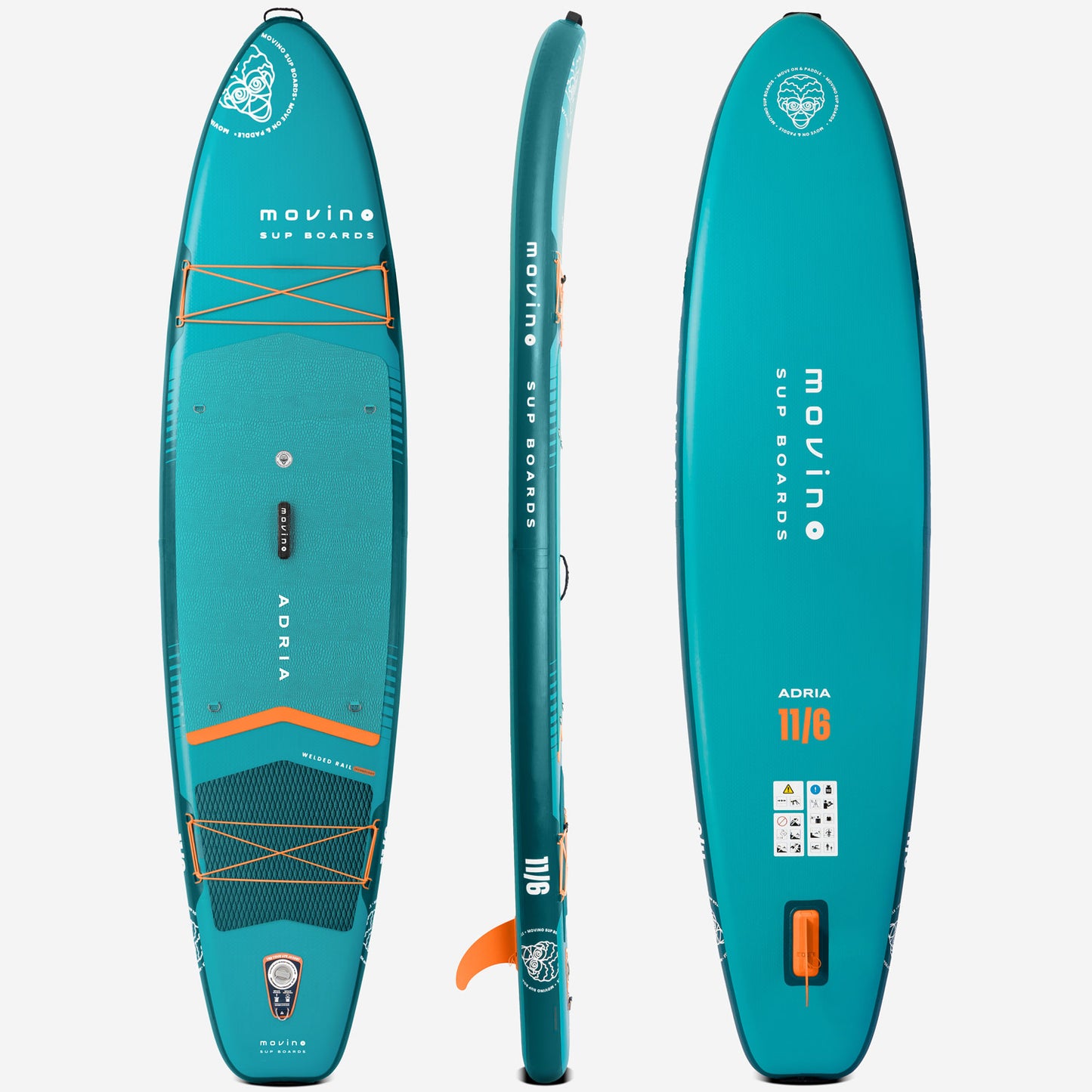 Movino Adria (turquoise-orange)