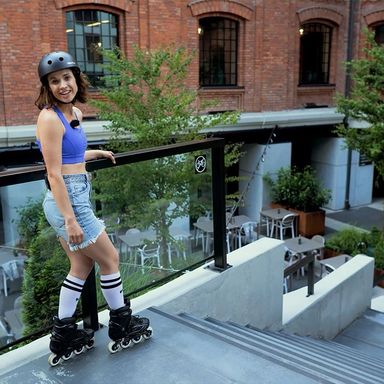 Skating Down Stairs