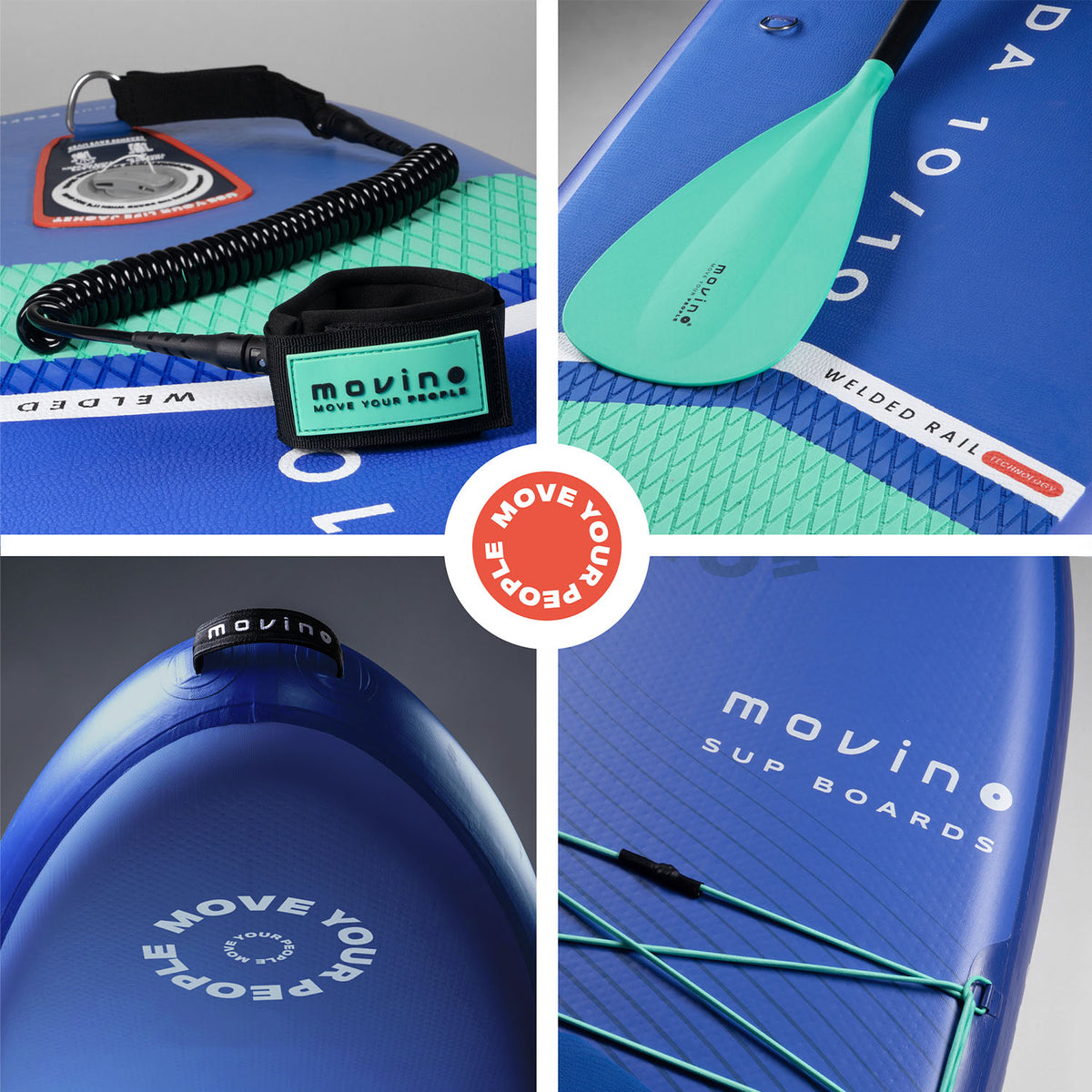 Movino GARDA Allround 10'10'' (blu-menta)