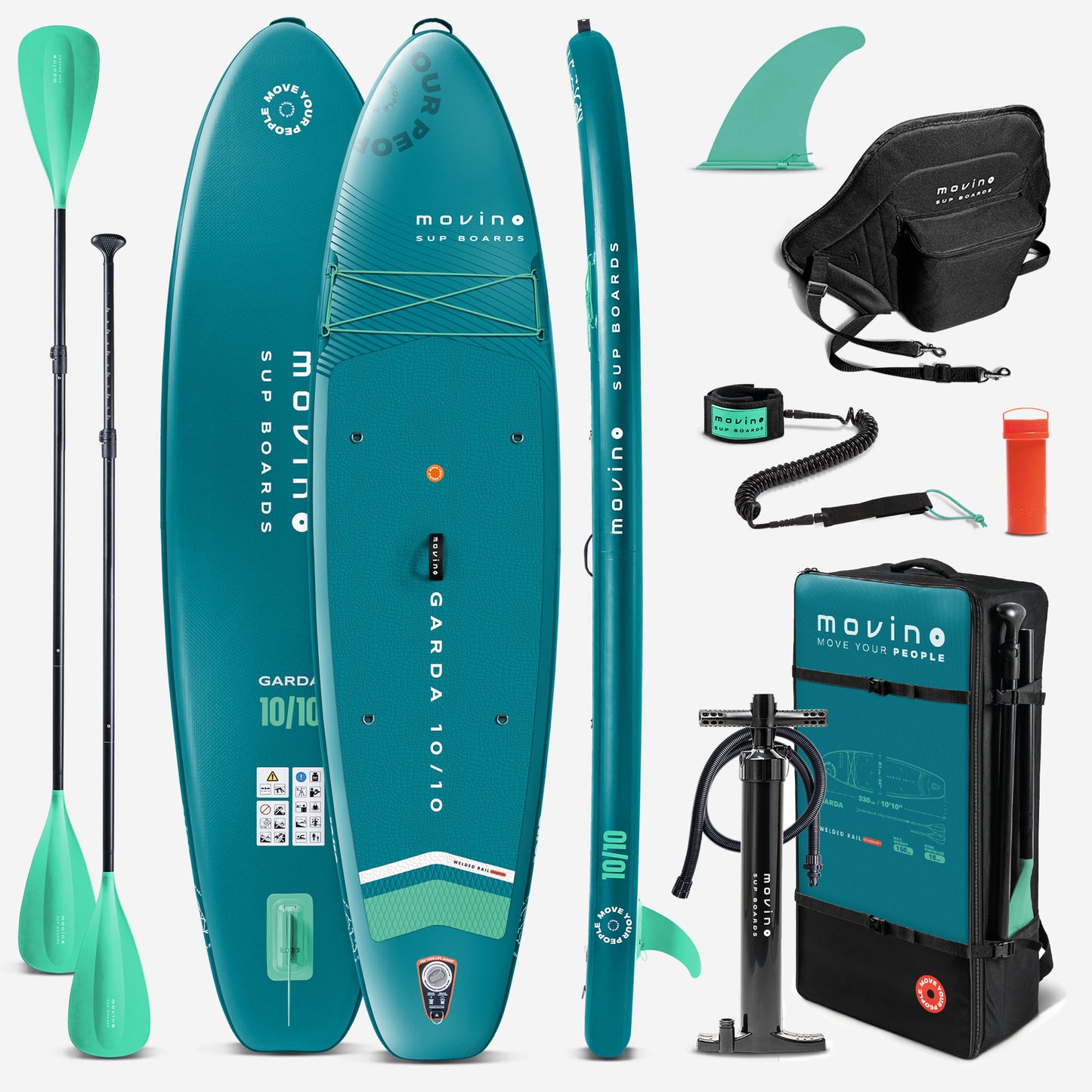 Movino GARDA Allround 10'10'' (verde acqua-menta)