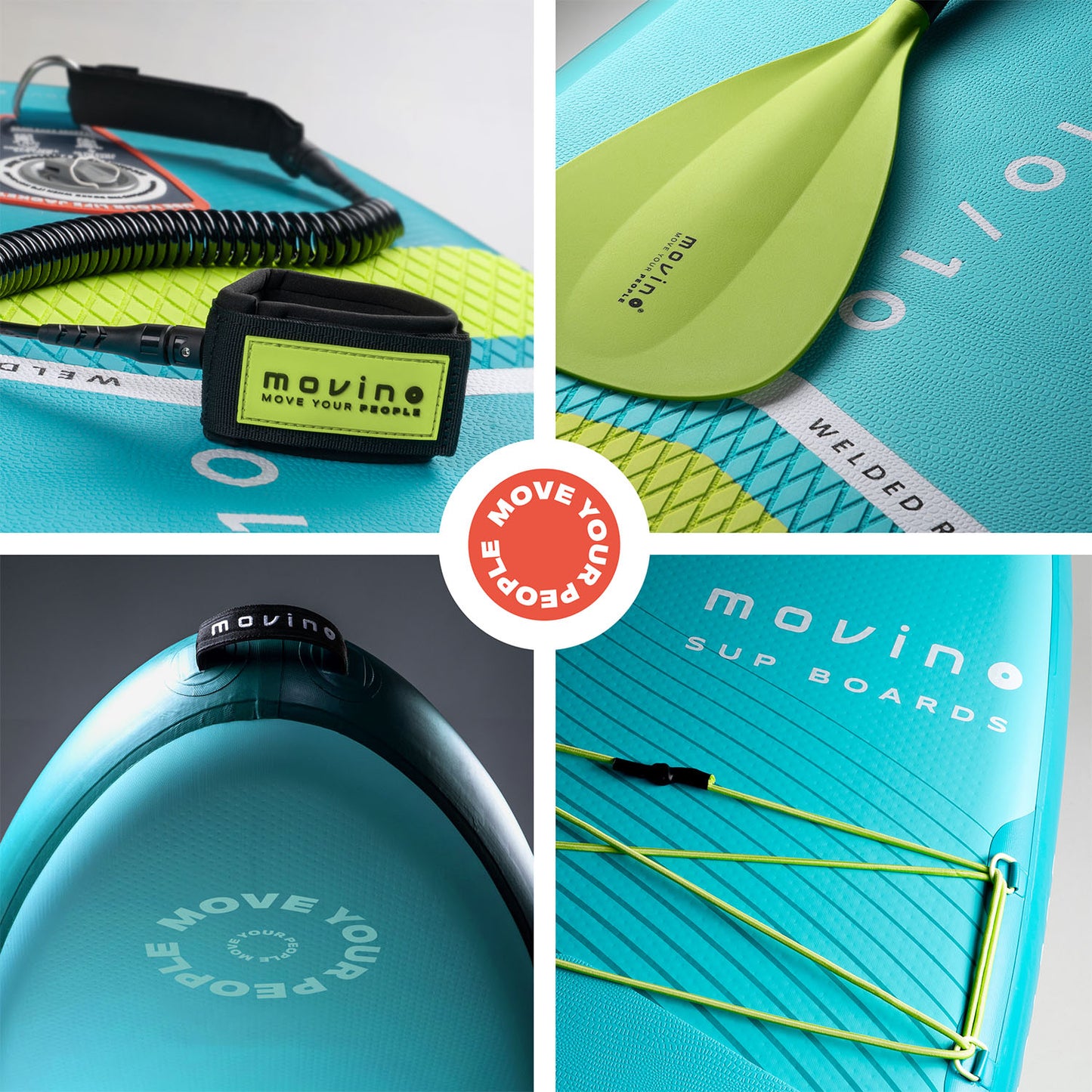 Movino GARDA Allround 10'10'' (turchese-verde lime)