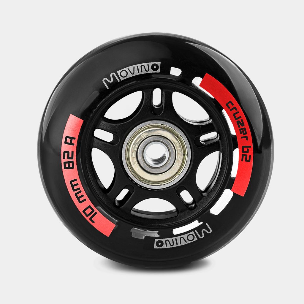 Cruzer B2 Rosso ABEC-9 (set di 4 pezzi)