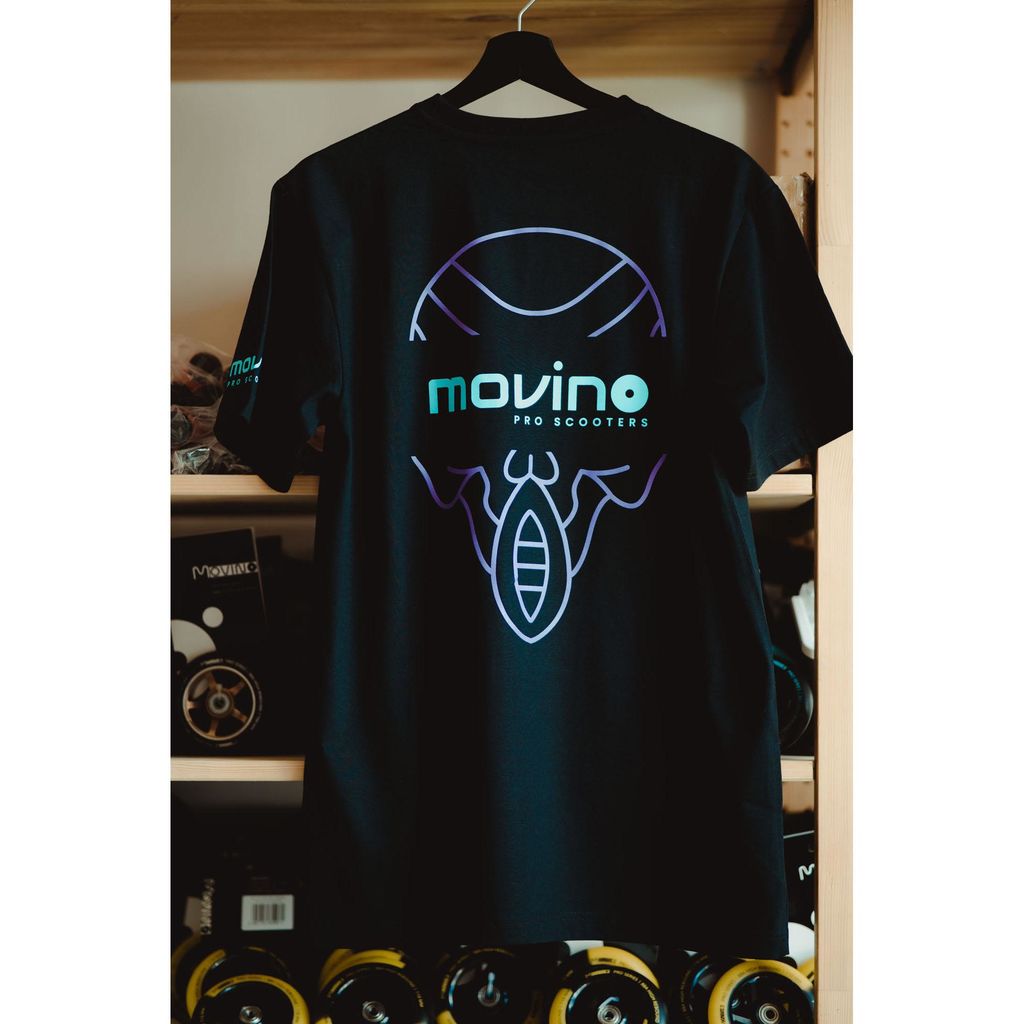 T-SHIRT - TURCHESE/VIOLA